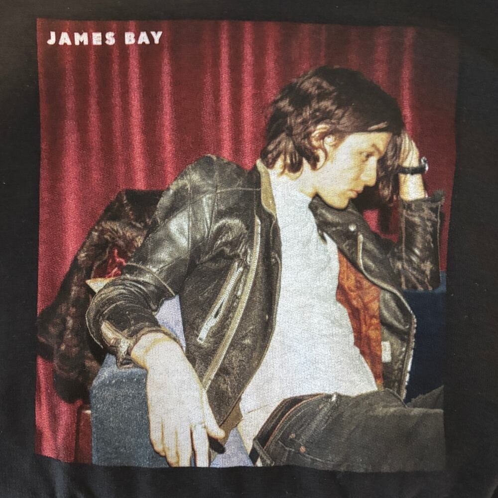 James Bay Size L Singer Band Sweatshirt Tultex Crewneck Unisex Pullover